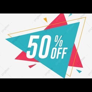 Bundle any 2 items and save 50% off!!